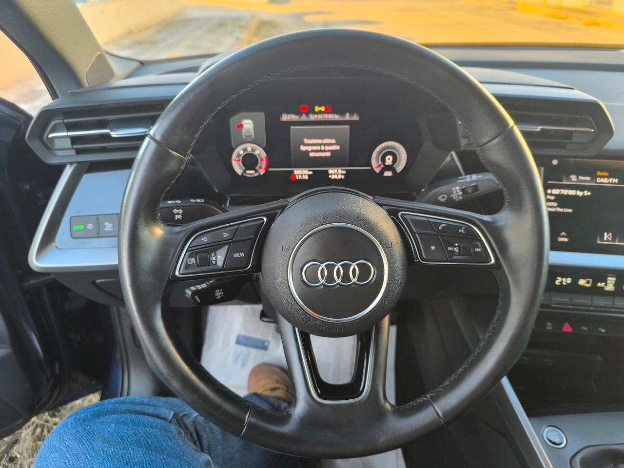 AUDI A3 2.0 TDI 116cv 05/2021 km49000 TAGLIANDI AUDI PELLE/NAV PLUS