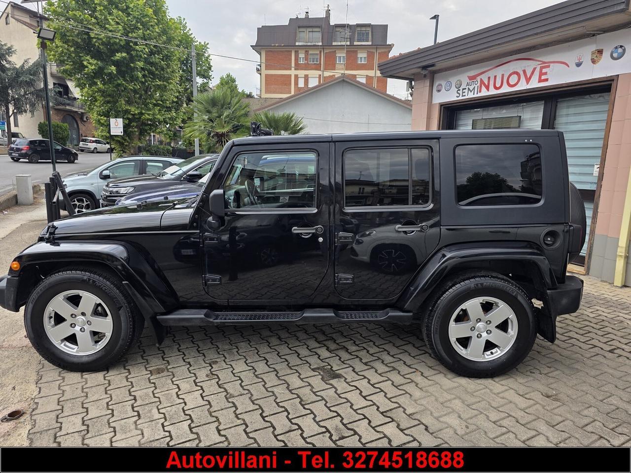 JEEP Wrangler Unlimited 2.8 CRD sahara cv 180