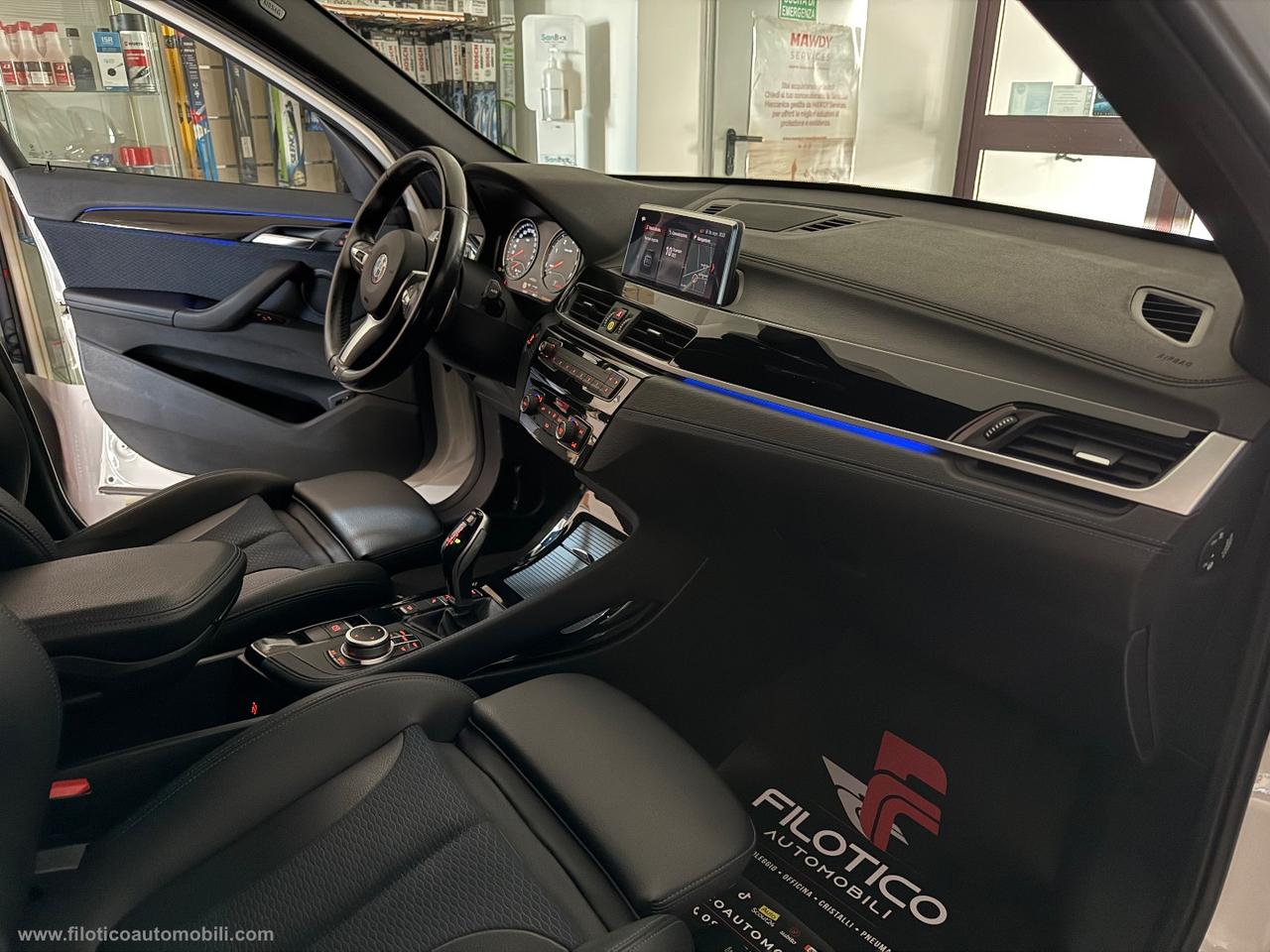 BMW X1 xDrive20d Msport AUTO KM 75.260 PACK TOTAL BLACK - CERCHI DA 19