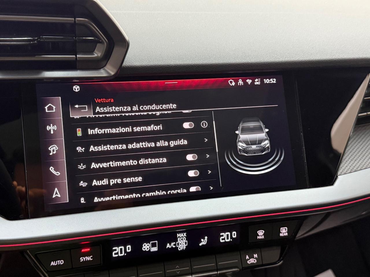 Audi RS 3 Sportback quattro Italiana uni pro iva garanzia audi