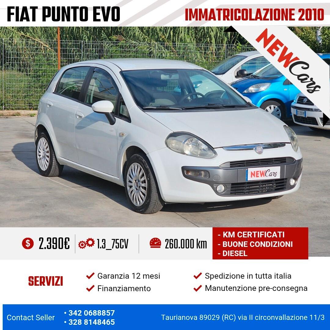 Fiat Punto Evo 1.3 Mjt 75 CV 5 porte Dynamic