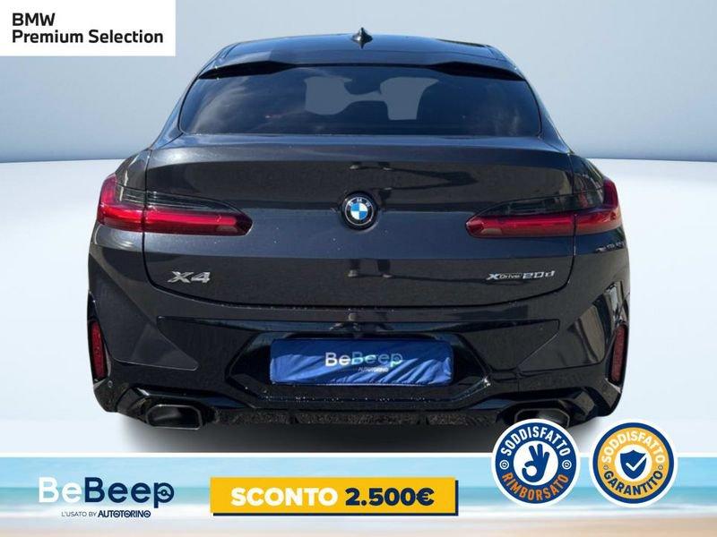 BMW X4 XDRIVE20D MHEV 48V MSPORT AUTO