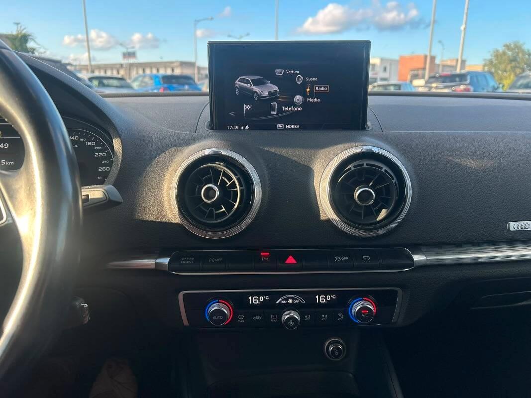 Audi A3 Sportback 30 1.6 tdi 116cv
