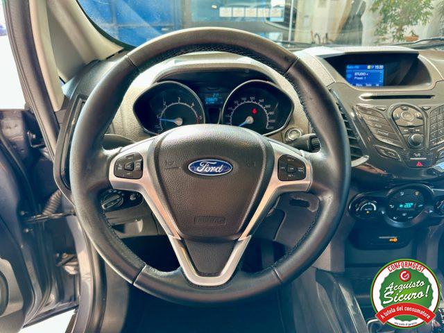 FORD EcoSport 1.5 TDCi 95CV Titanium *NEOPAT*DISTRIBUZIONE OK*