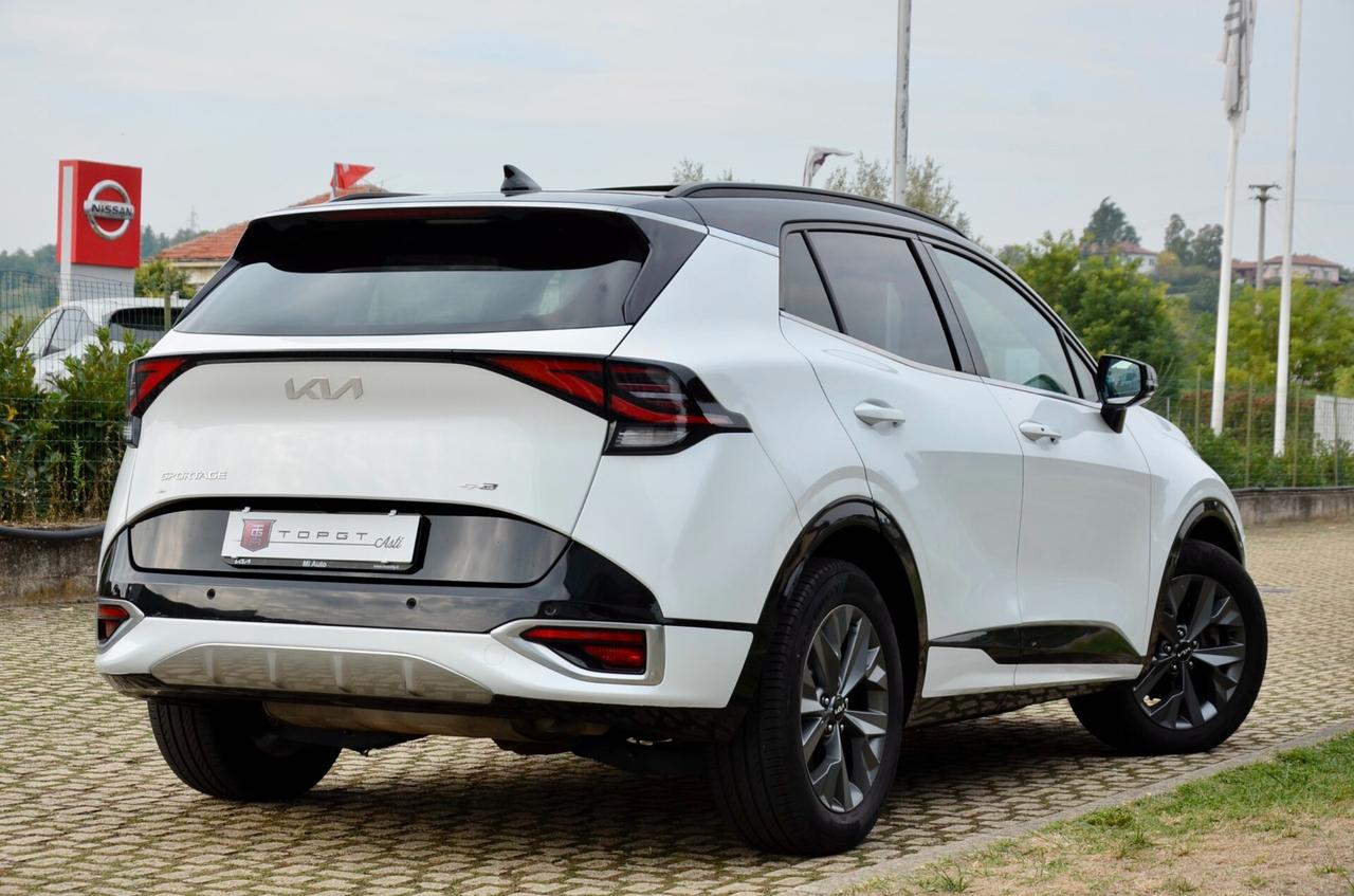 KIA SPORTAGE 1.6 TGDI HEV GT-LINE SUNROOF PACK 180cv AUTO, UNICOPROPRIETARIO, GARANZIA KIA 9/2029, UFF ITALIANA, SERVICE UFF KIA, TETTO, FULL LED, RETROCAMERA, PERMUTE