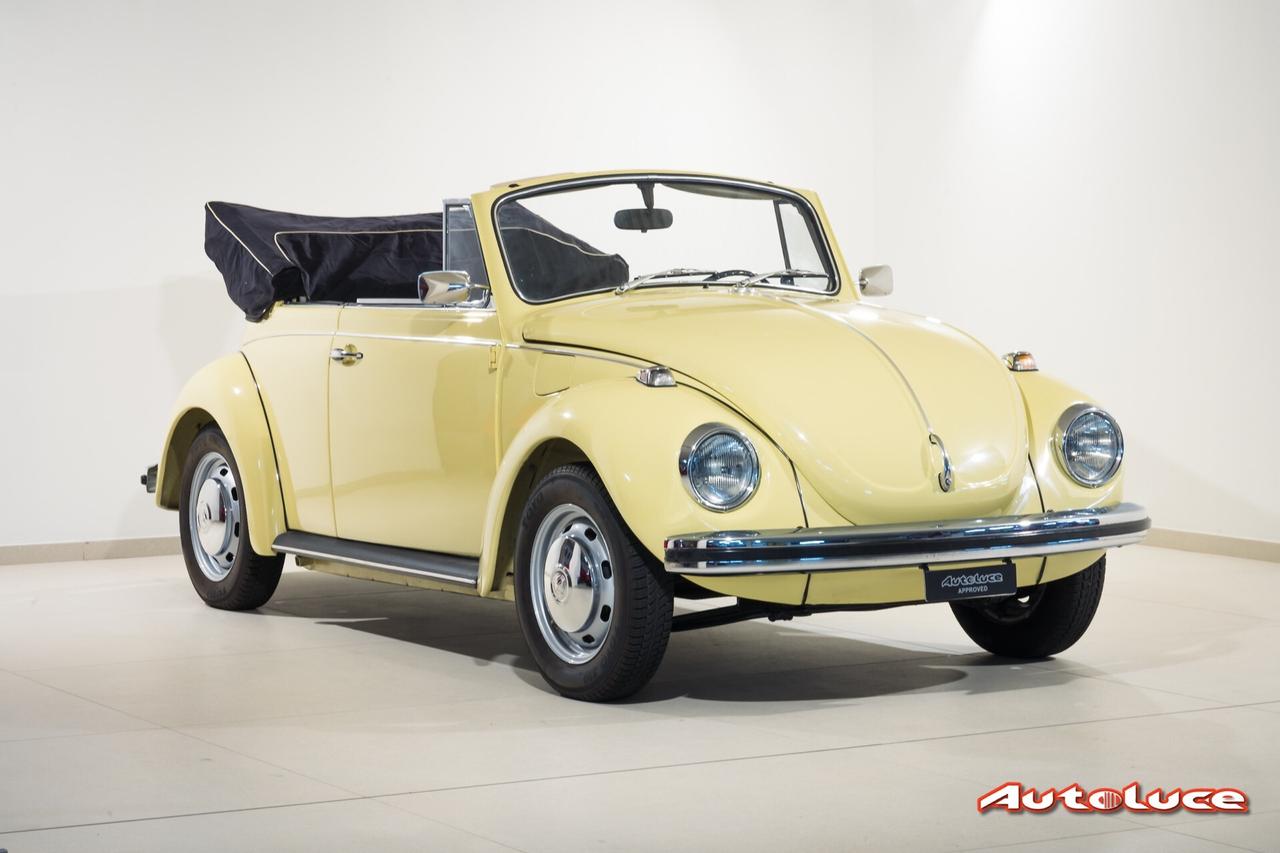 Volkswagen Maggiolino Cabriolet - Vetro piatto - Restaurata completamente - ASI Oro - Targa originale