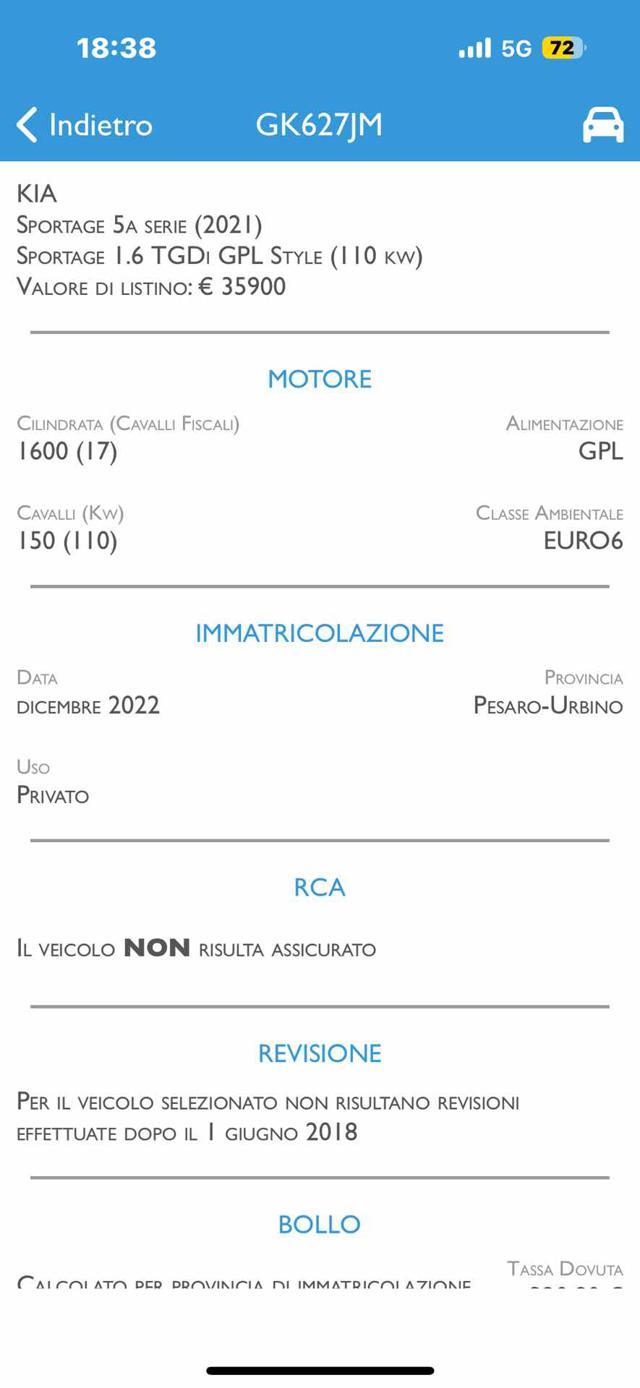 KIA Sportage 1.6 TGDi GPL Style