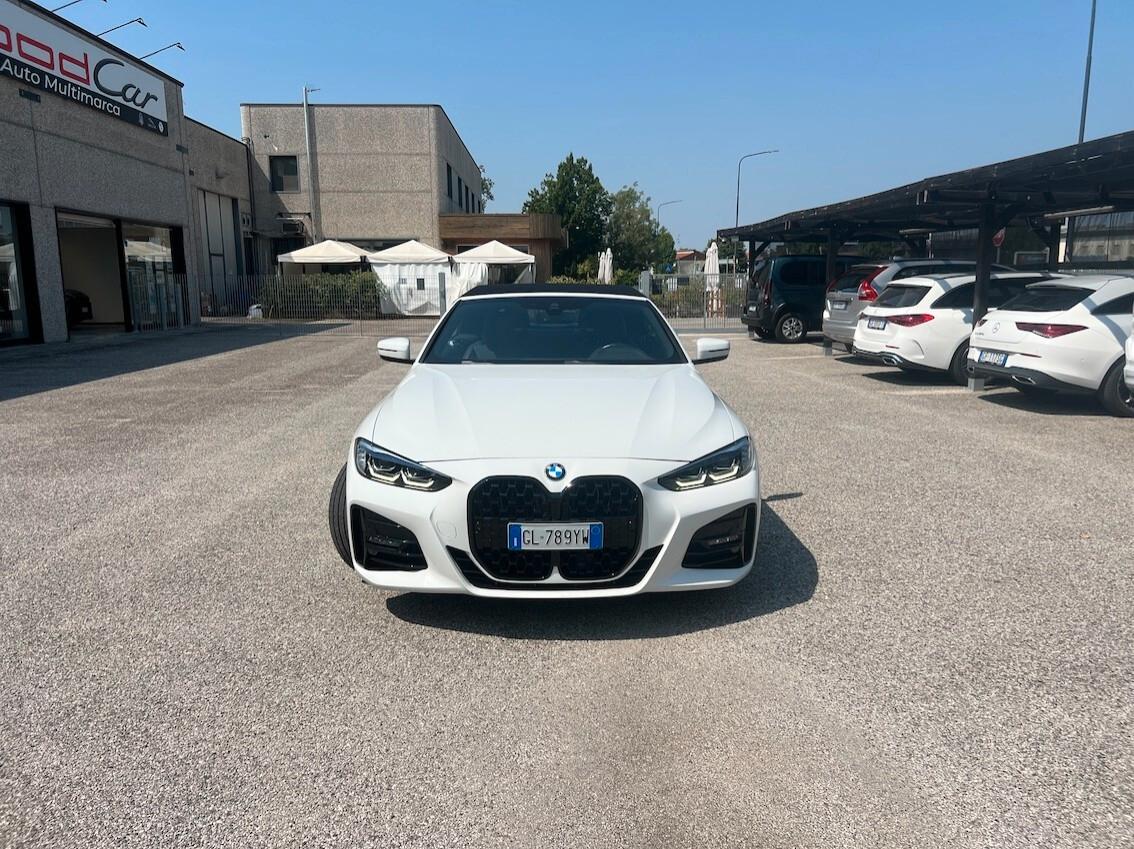 BMW 420 d 190 cv Cabrio mhev 48V Msport PREZZO IVA INCLUSA