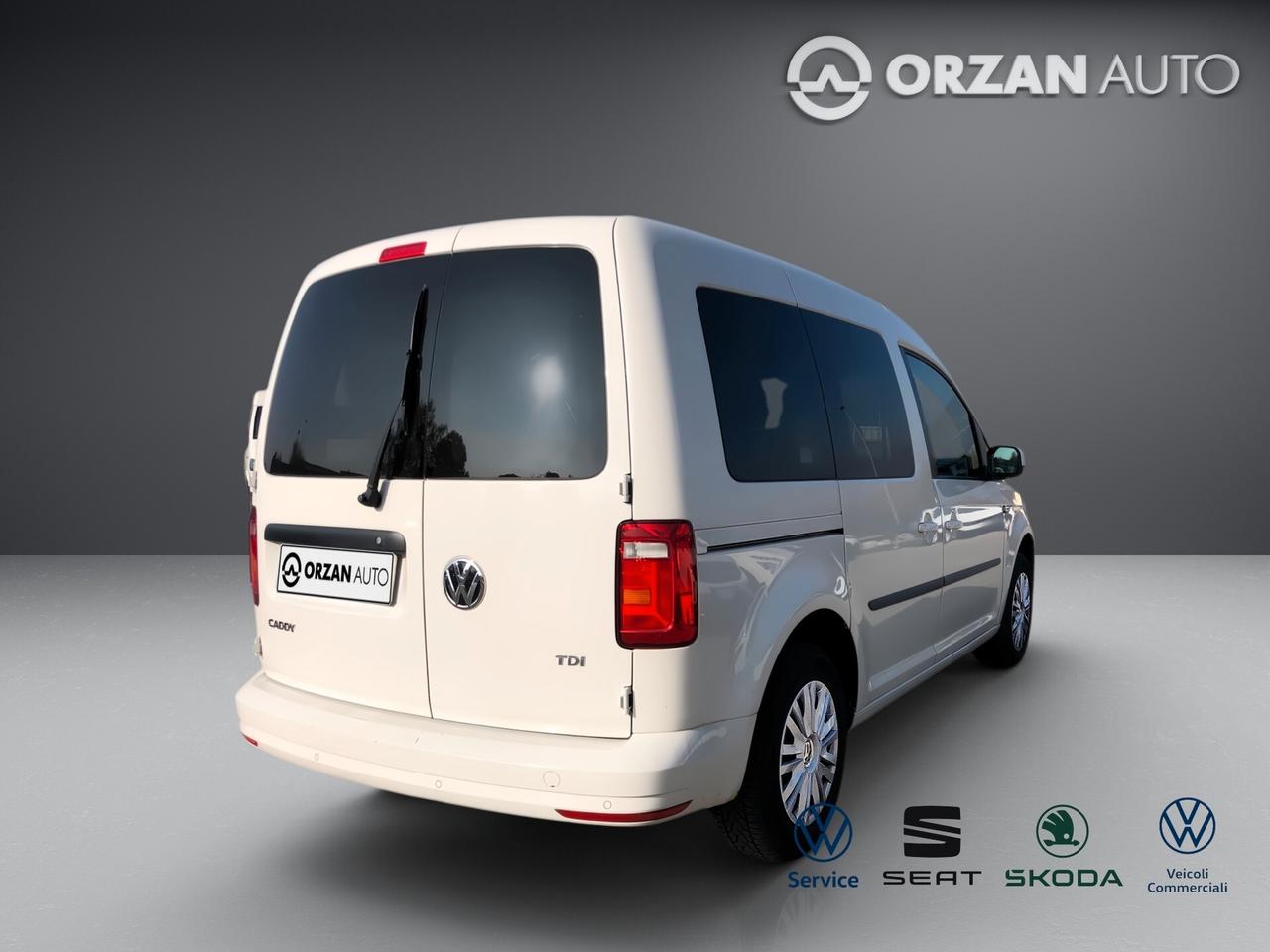 Volkswagen Caddy 2.0 TDI 102 CV COMF. N1 5 POSTI AUTOCARRO