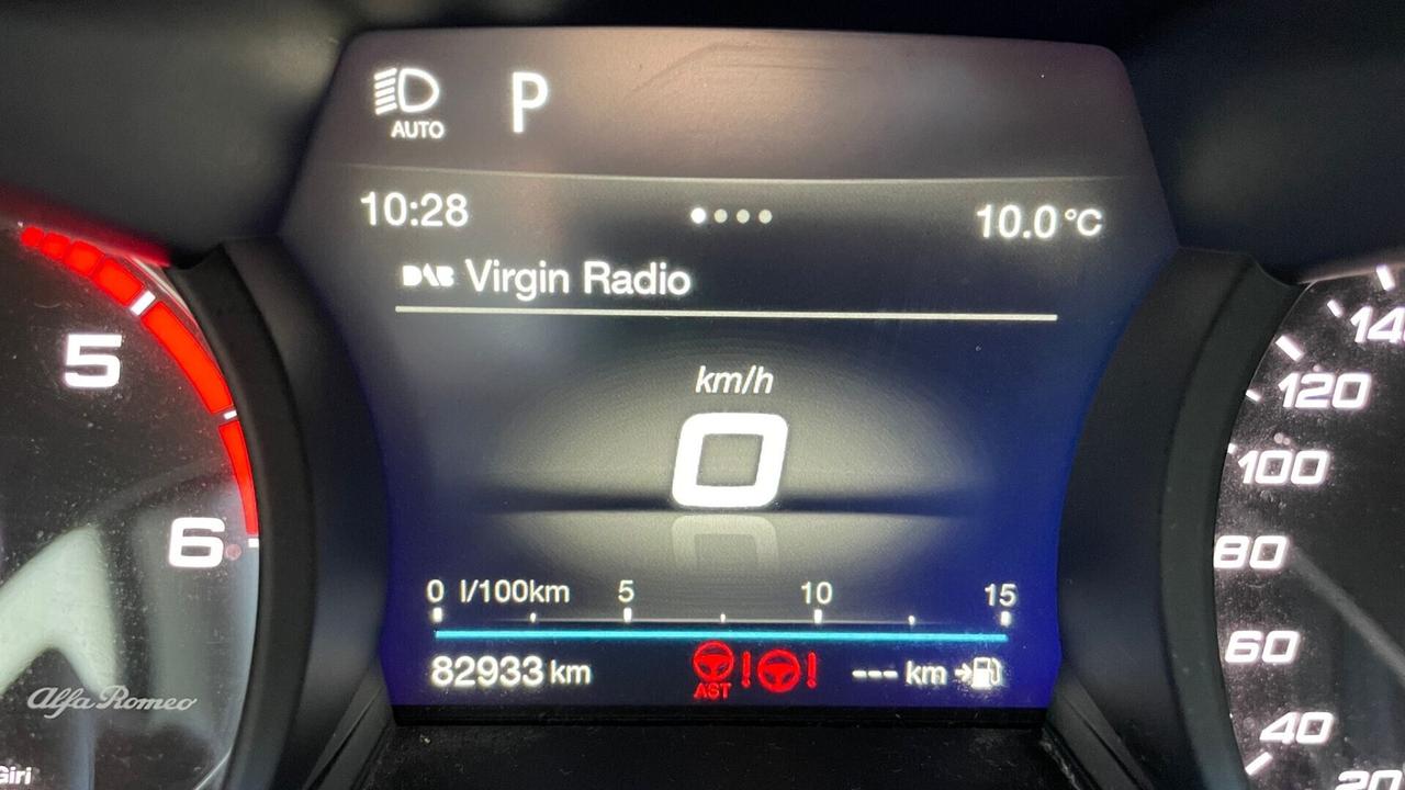 ALFA ROMEO STELVIO 2.2 TURBODIESEL AT8 Q4 190CV – LED, PORTELLONE ELETTRICO, CRUISE CONTROL