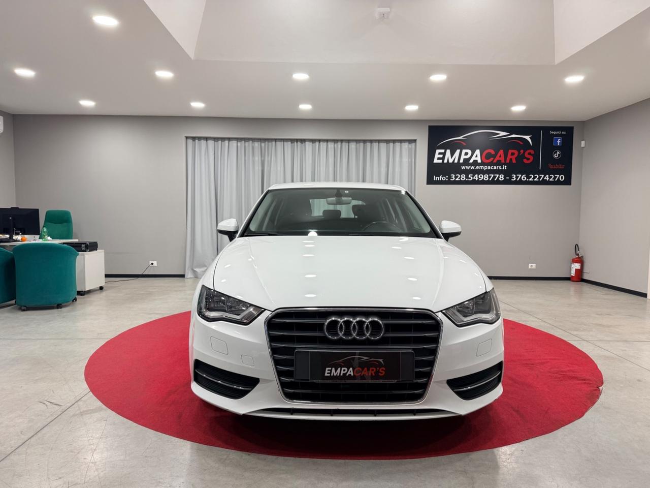 Audi A3 1.6 TDI 110cv EURO6 OK NEOPATENTATI