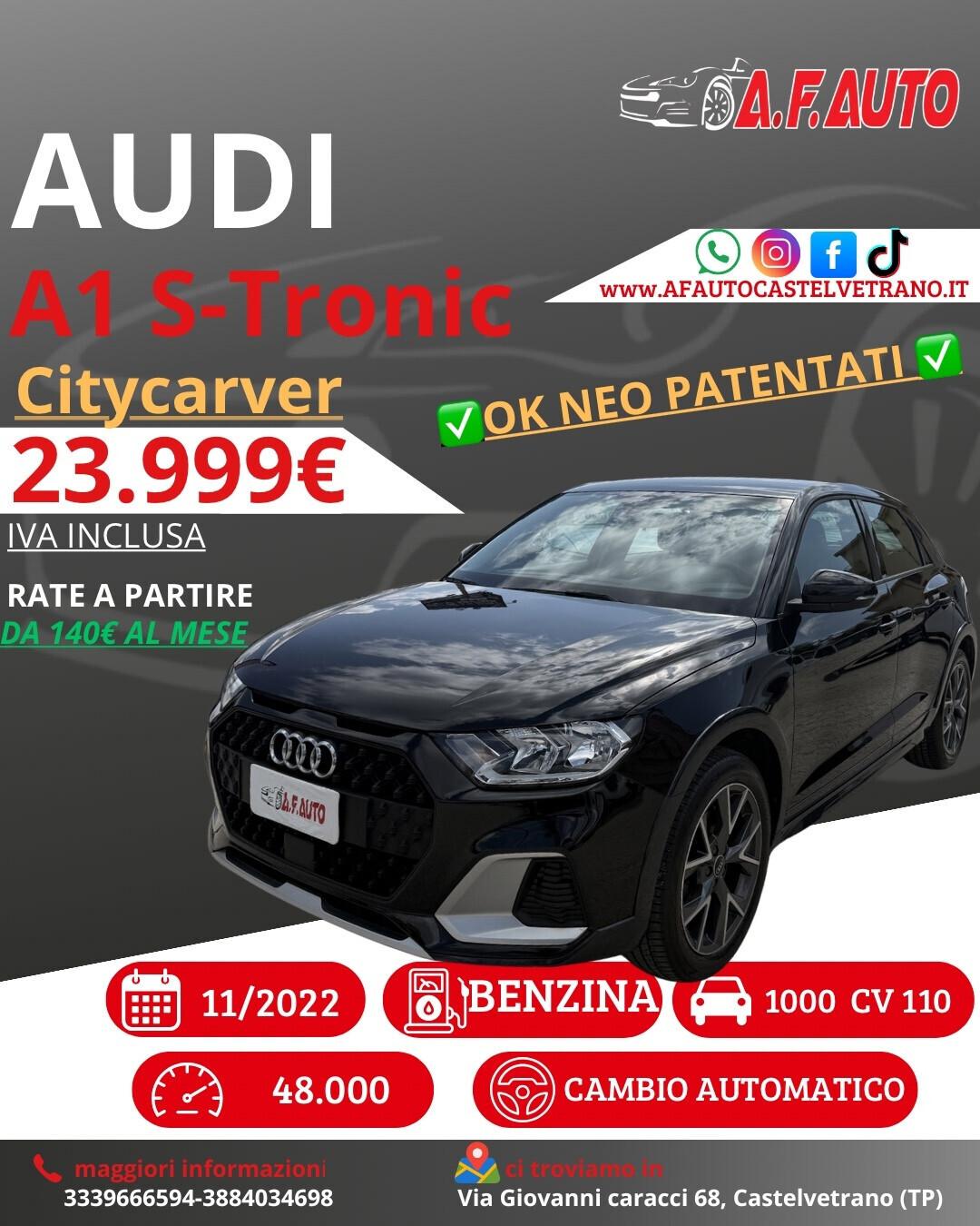 Audi A1 30 TFSI S tronic Citycarver