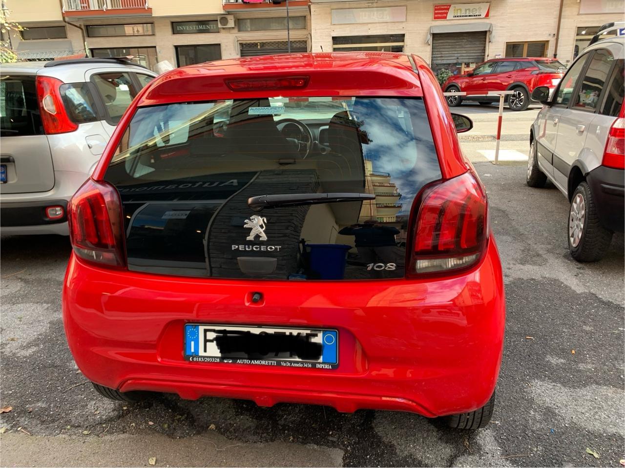Peugeot 108 VTi 68 5 porte 07/2015 km 88000