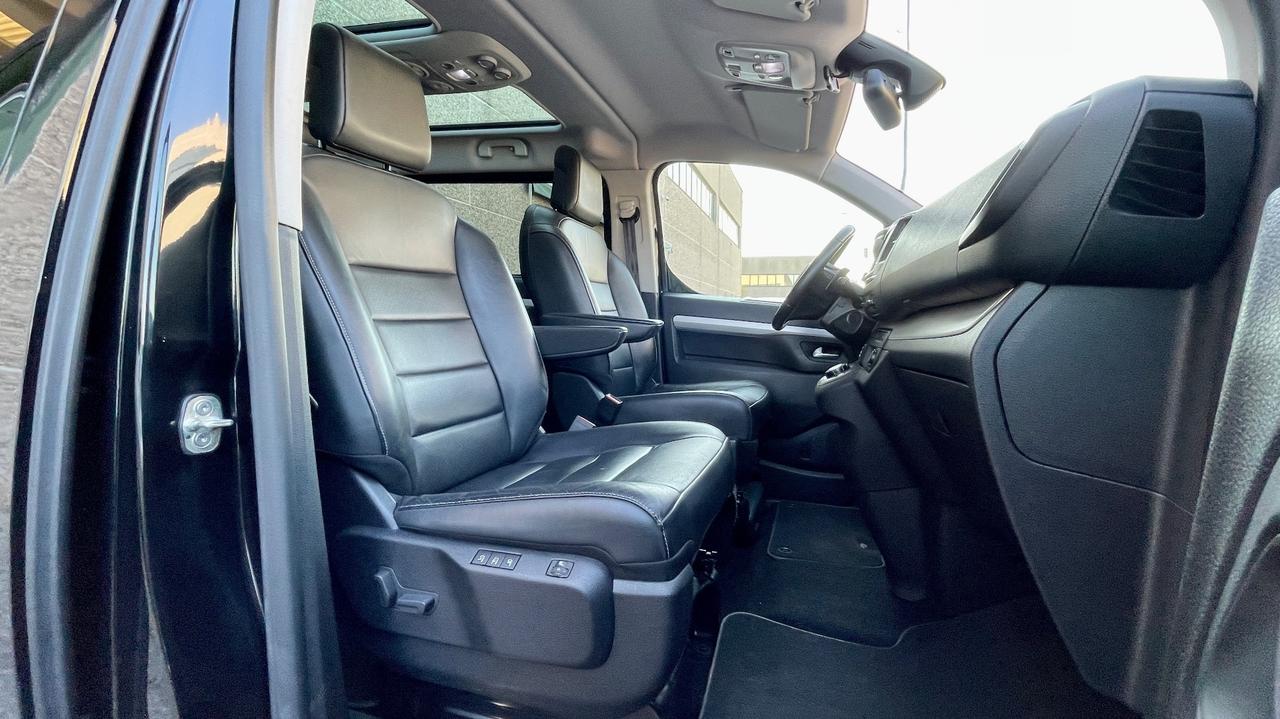 PEUGEOT TRAVELLER 2.0 BLUEHDI LONG BUSINESS VIP 177CV - OTTO POSTI, SEDILI IN PELLE ELETTRICI RISCADABILI, TETTO