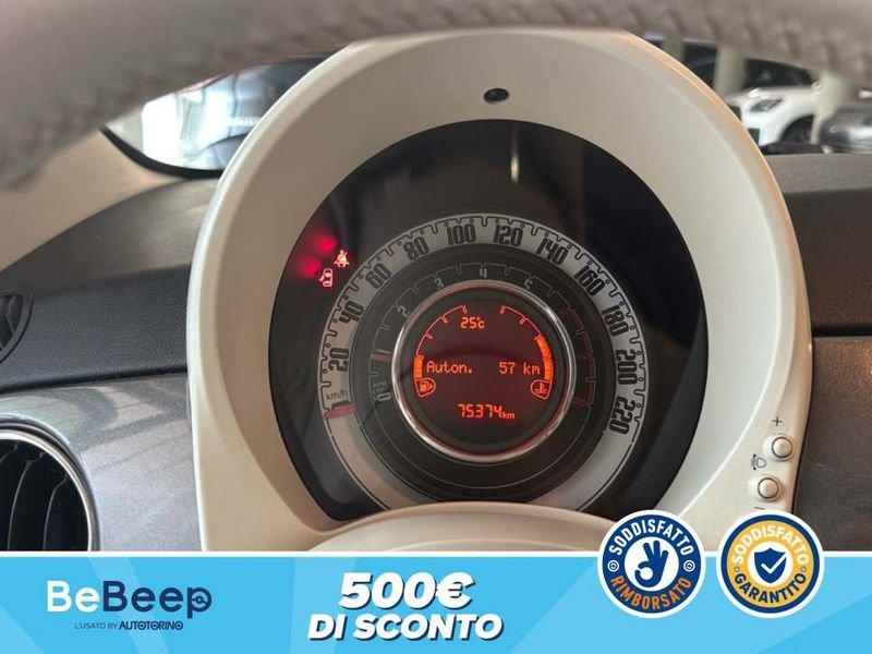 FIAT 500 1.2 LOUNGE S&S 69CV MY19