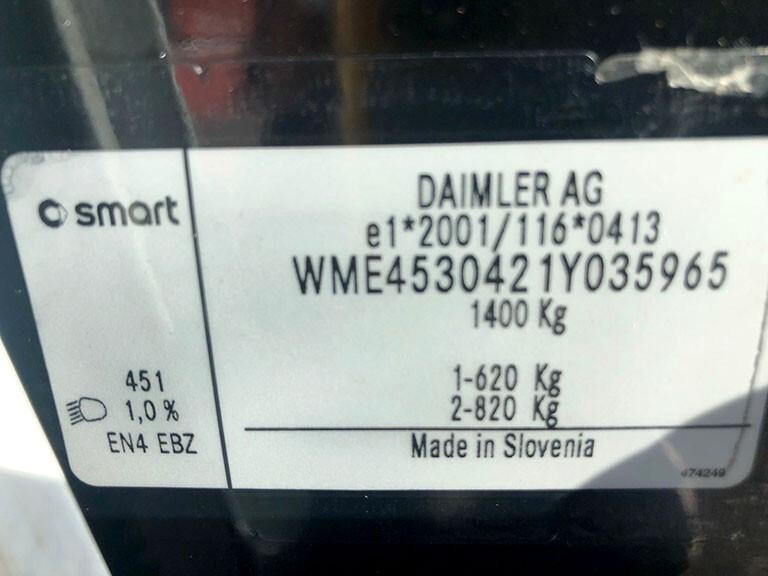 Smart ForFour 70 1.0 Youngster