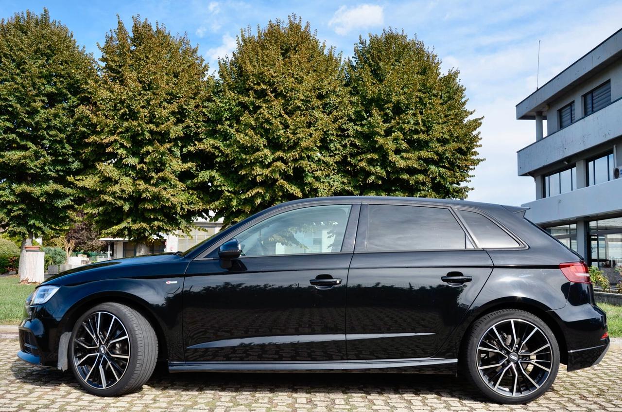 AUDI A3 SPB 1.6 TDI S-LINE EDITION 116cv S-TRONIC, SERVICE UFF AUDI, UFF ITALIANA, EURO 6B, FARI XENO, NAVI, PERMUTE