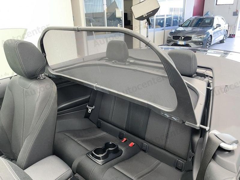 BMW Serie 2 Cabrio Cabrio Sport auto my18