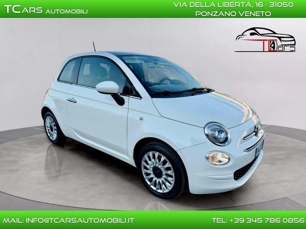 FIAT 500 1.2 BENZINA - TETTO PANORAMICO - NEOPAT.
