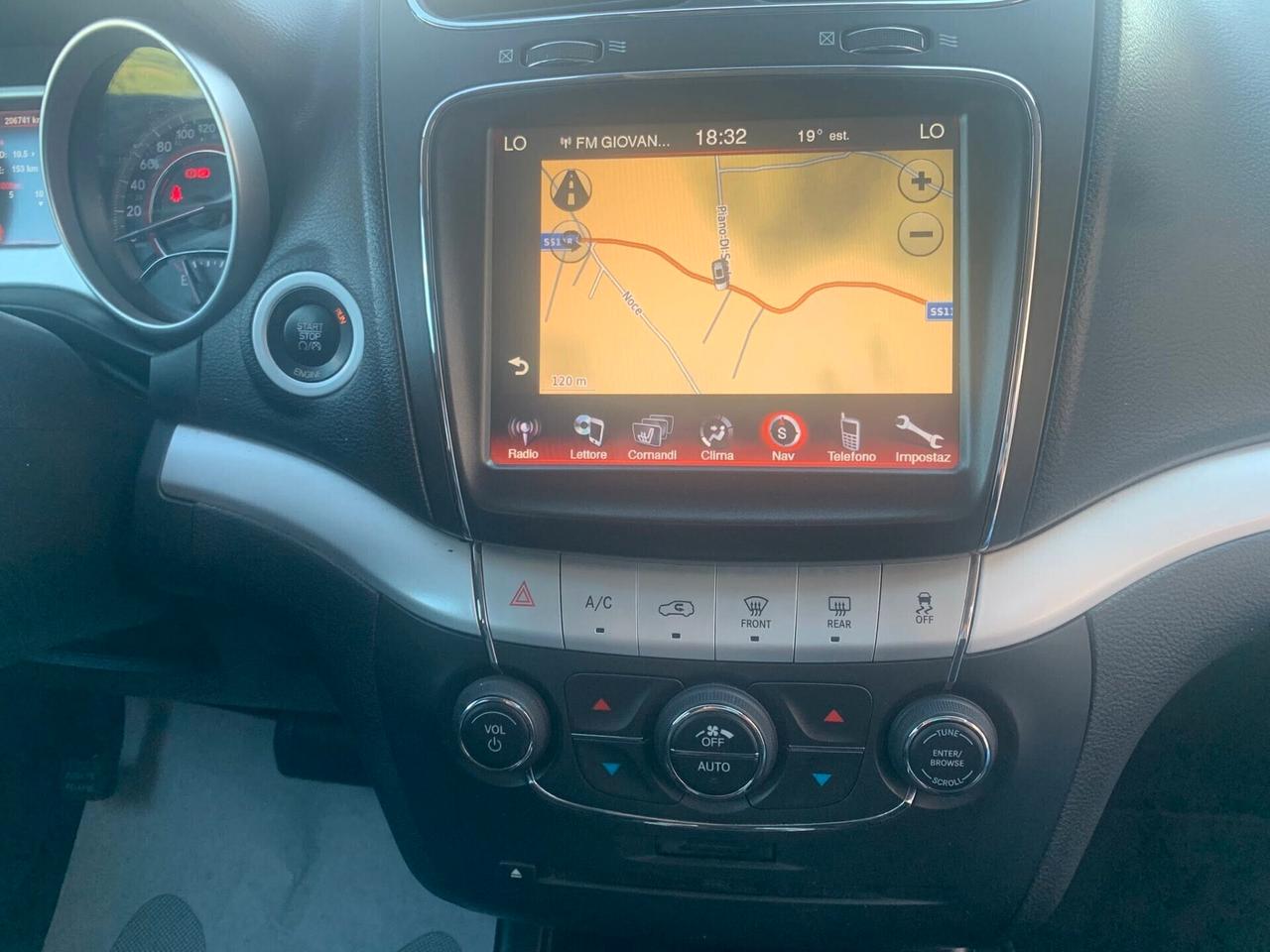 Fiat Freemont 2.0 Mjt 170 CV 4x4 Lounge 2014 gancio traino