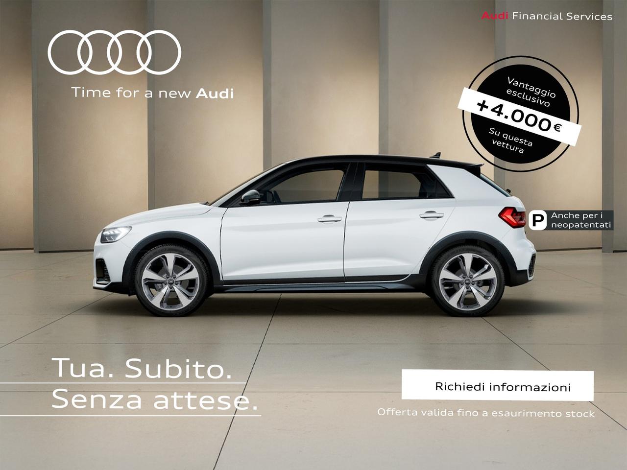 Audi A1 allstreet 30 1.0 tfsi identity contrast 116cv s tronic