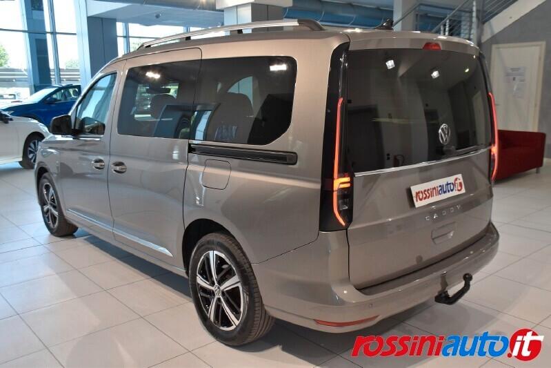 VOLKSWAGEN CADDY MAXI 2.0 TDI 122 CV DSG STYLE 5 POSTI + GANCIO