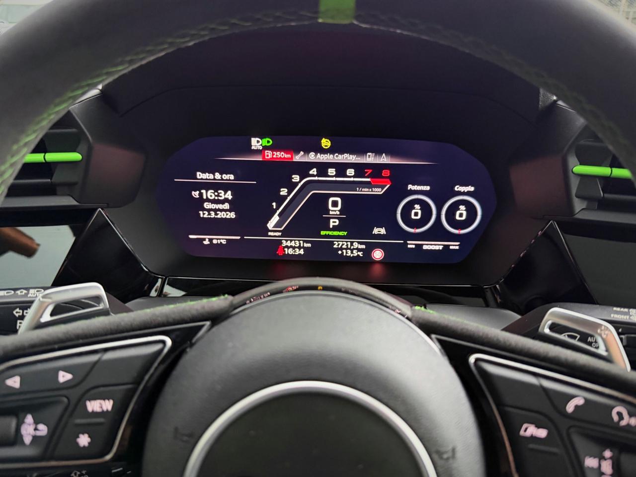 Audi RS3 Extra Full Tetto Panoramico Dischi CARBOCERAMICA