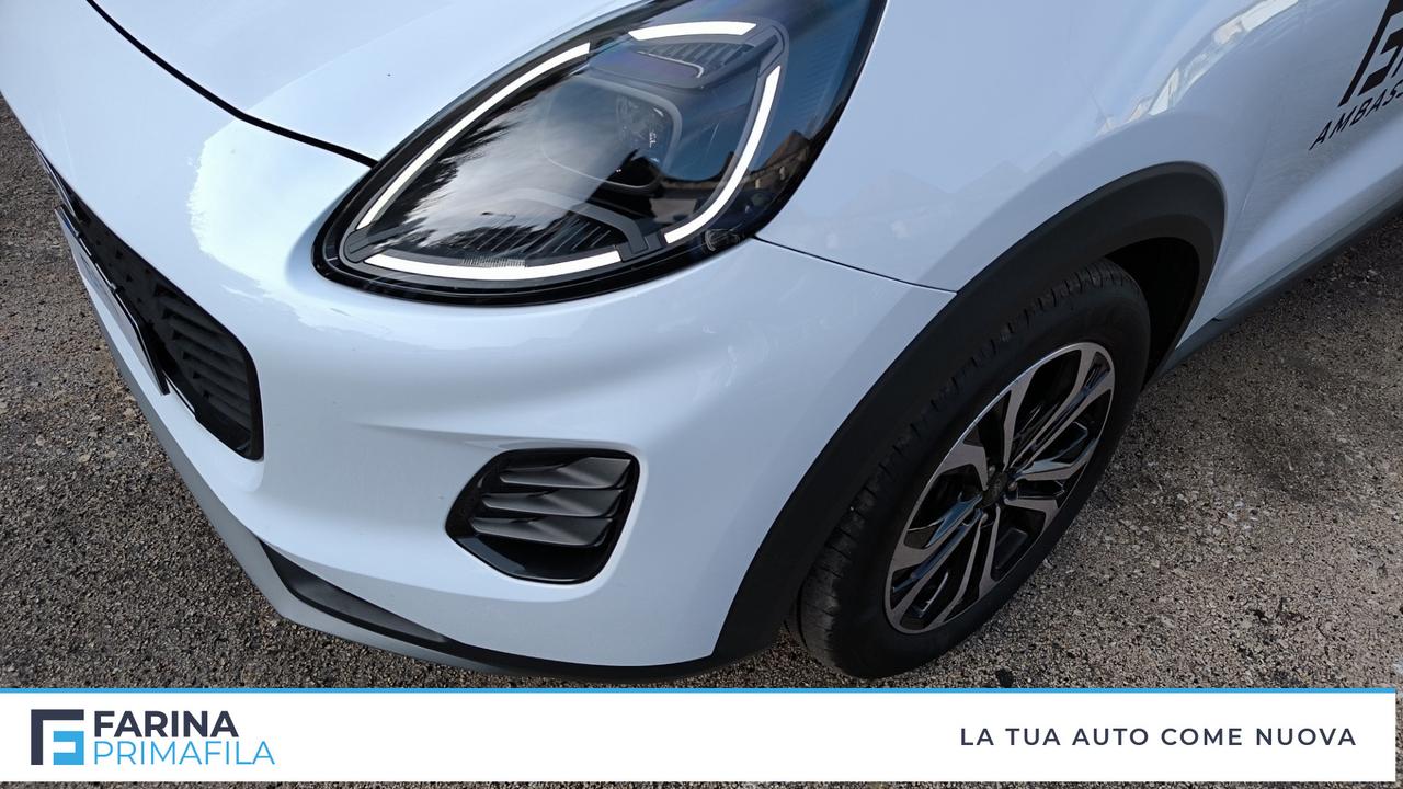 FORD Puma Titanium 1.0 EcoBoost Hybrid 125CVTrasmissione manuale a 6 rapporti Trazione anteriore