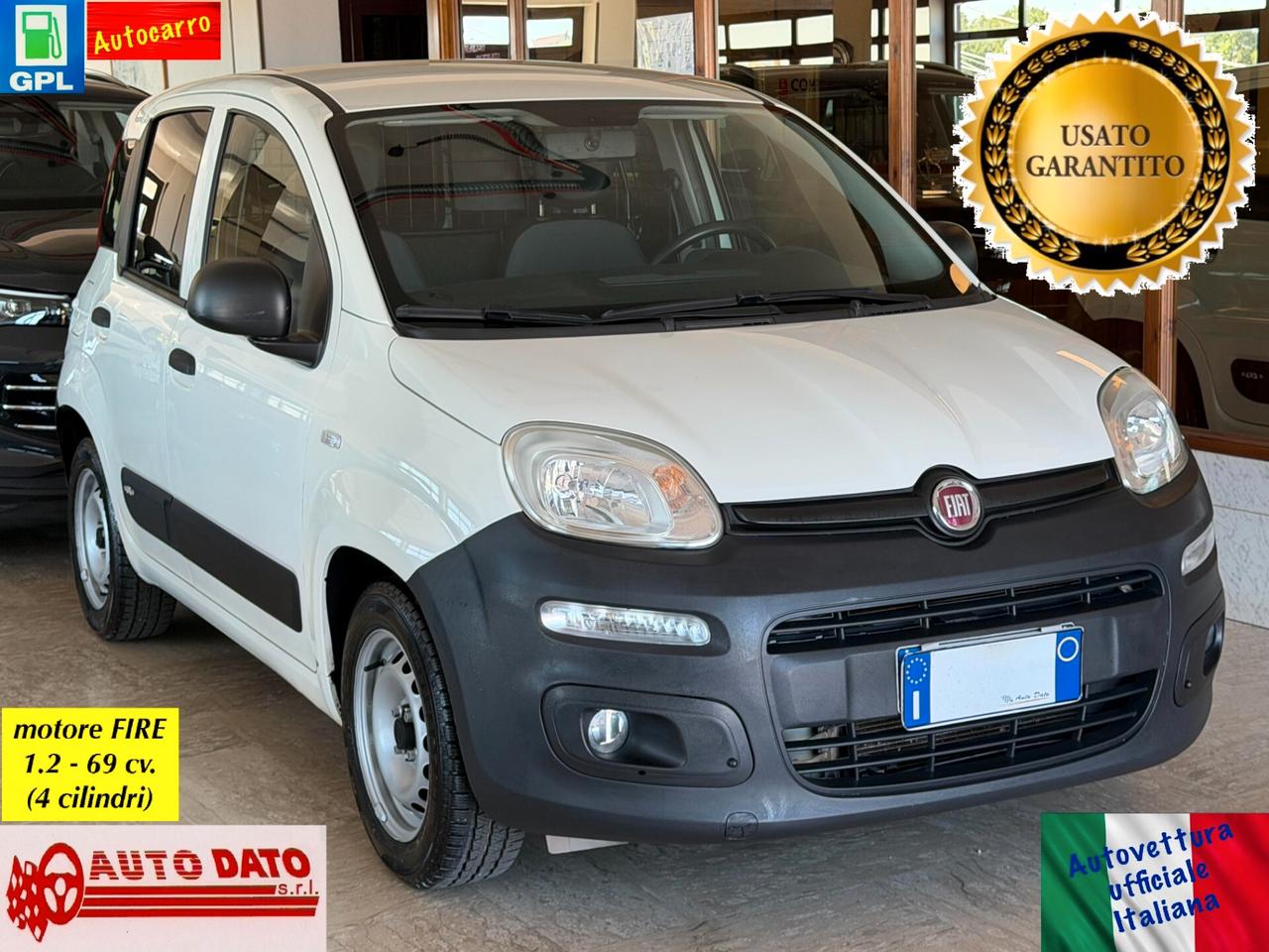 Fiat Panda 1.2 69 cv. EasyPower 2 posti VAN POP (Imp. GPL)