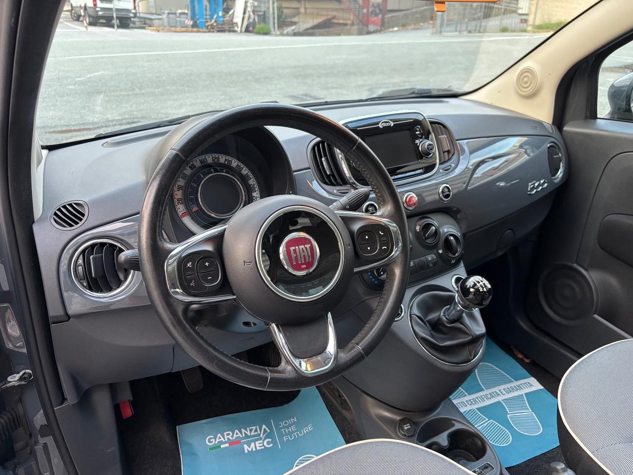 FIAT 500 1.2 BENZINA LOUNGE 69cv TETTO PANORAMICO NEOPATENTATI OK