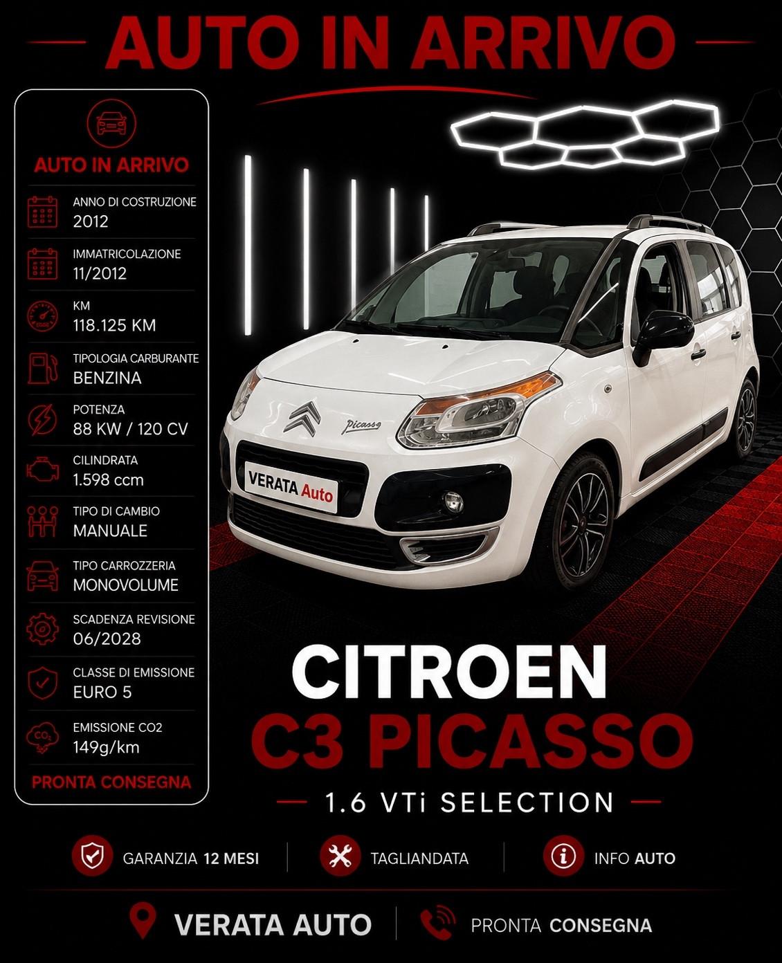 Citroen C3 Picasso 1.6 VTi 120 CMP-6 Exclusive