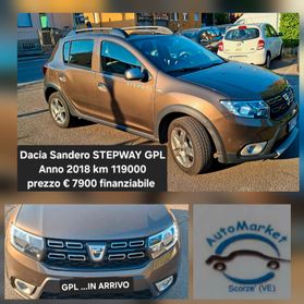 Dacia Sandero Stepway 0.9 TCe 12V TurboGPL 90CV Start&Stop tua a € 165 mese