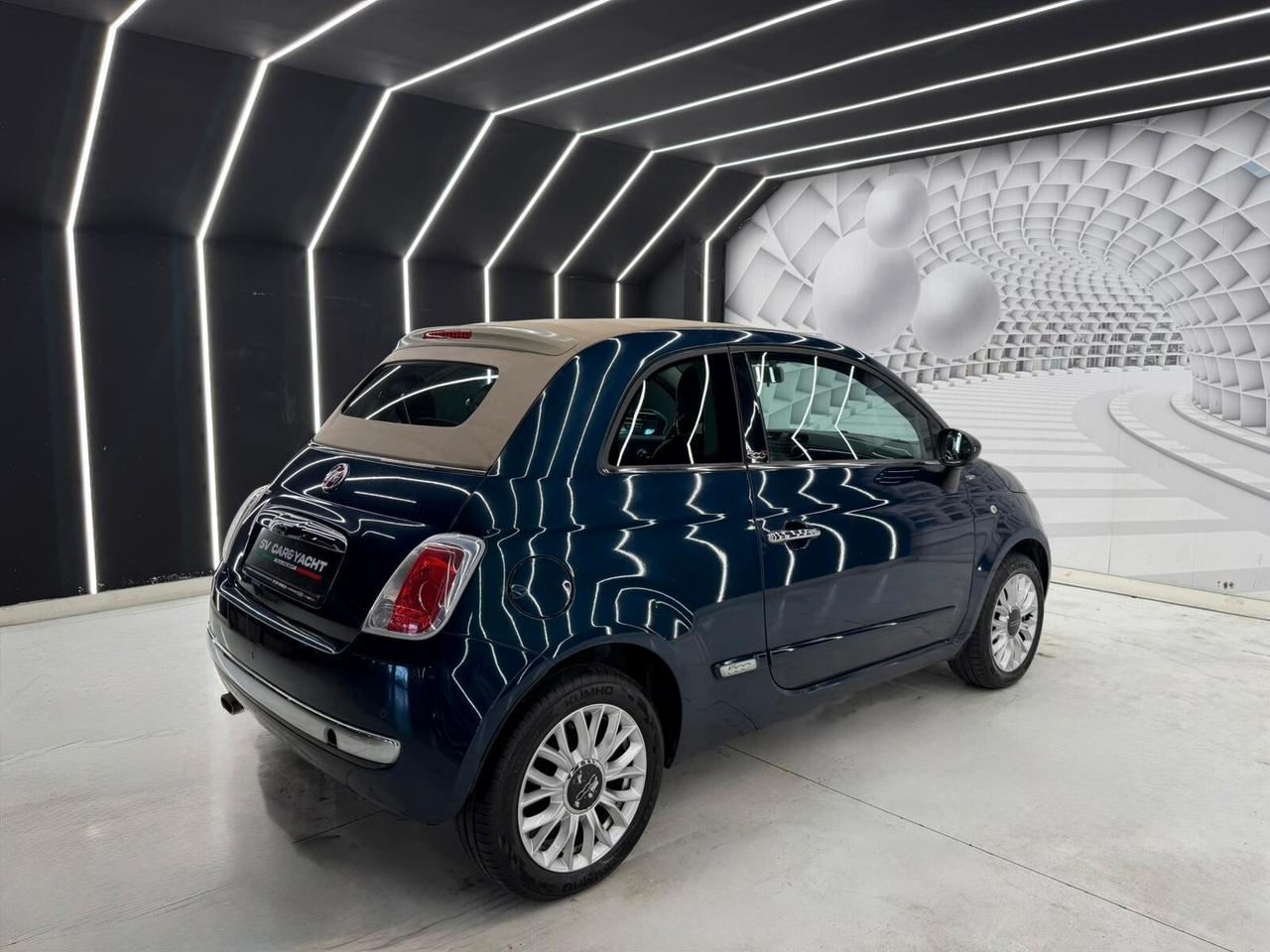 Fiat 500 CABRIO-SPORT-1.2 69CV-KM CERTIFICATI-12 MESI GARANZIA-PERMUTE