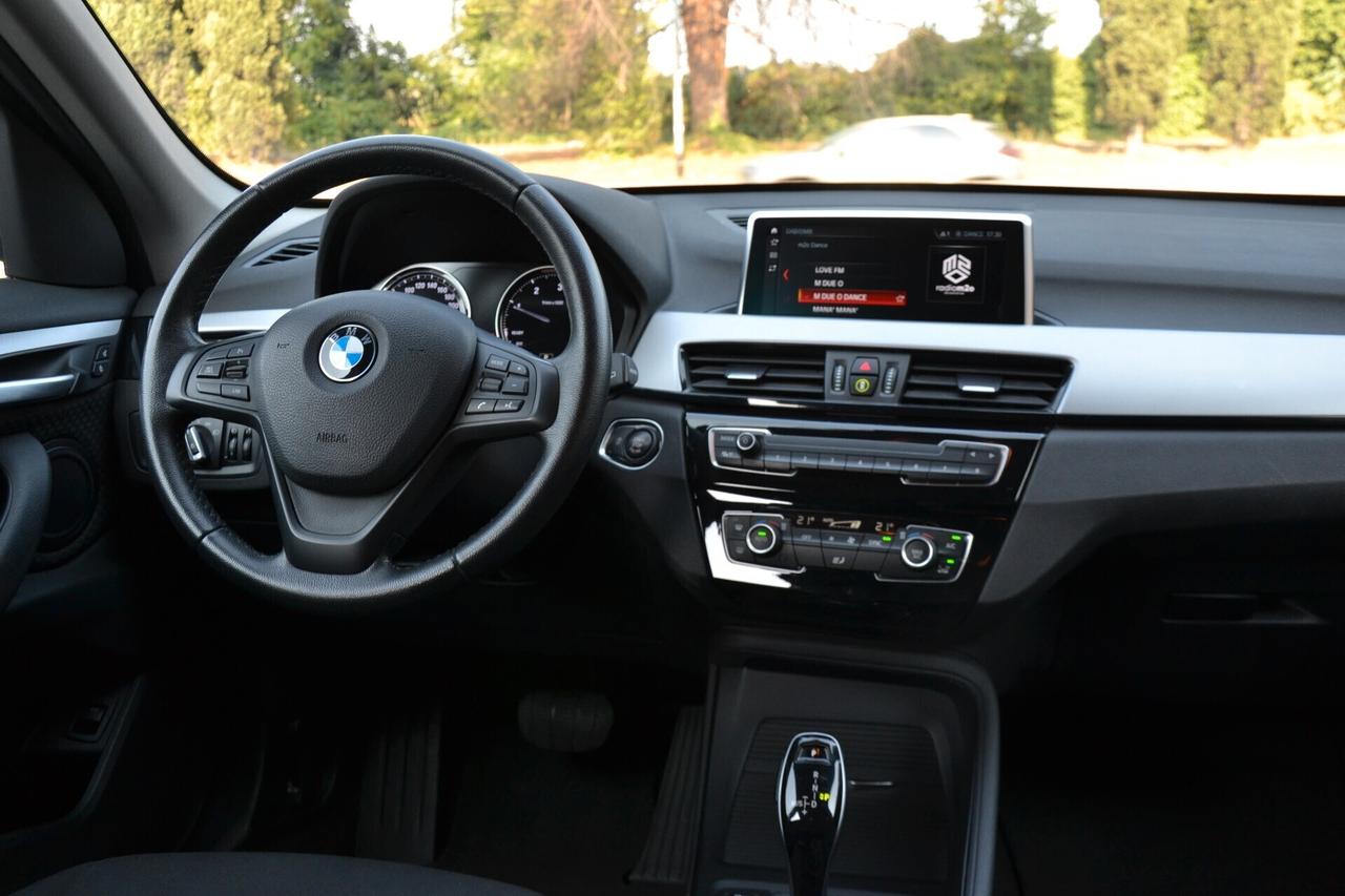 Bmw X1 1.5D 116CV AUTOMATICA PREZZO SENZA VINCOLI UNIPRO' ITALIANA FATTURABILE GARANZIA 12M TAG