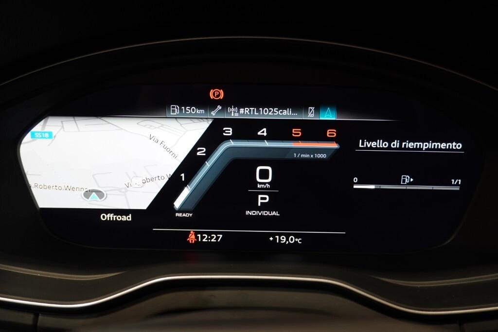 AUDI Q5 SPORTBACK 40 TDI 204CV S-TRONIC QUATTRO BUSINESS ADVANCED ( FARI LED - VIRTUAL COCKPIT - ADAPTIVE CRUISE - CLIMA TRIZONA - NAVI - MIRROR - PDC - TELECAMERA POST. - CERCHI 18 )
