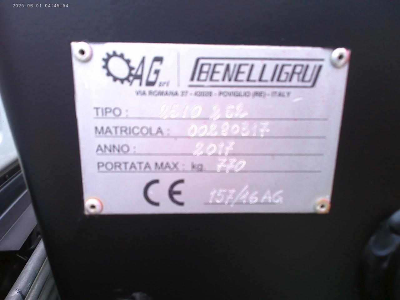 Nissan Cabstar NT 400 3000 E6 GRU AG 2510 2+2 JIB RIBALTABILE 92K