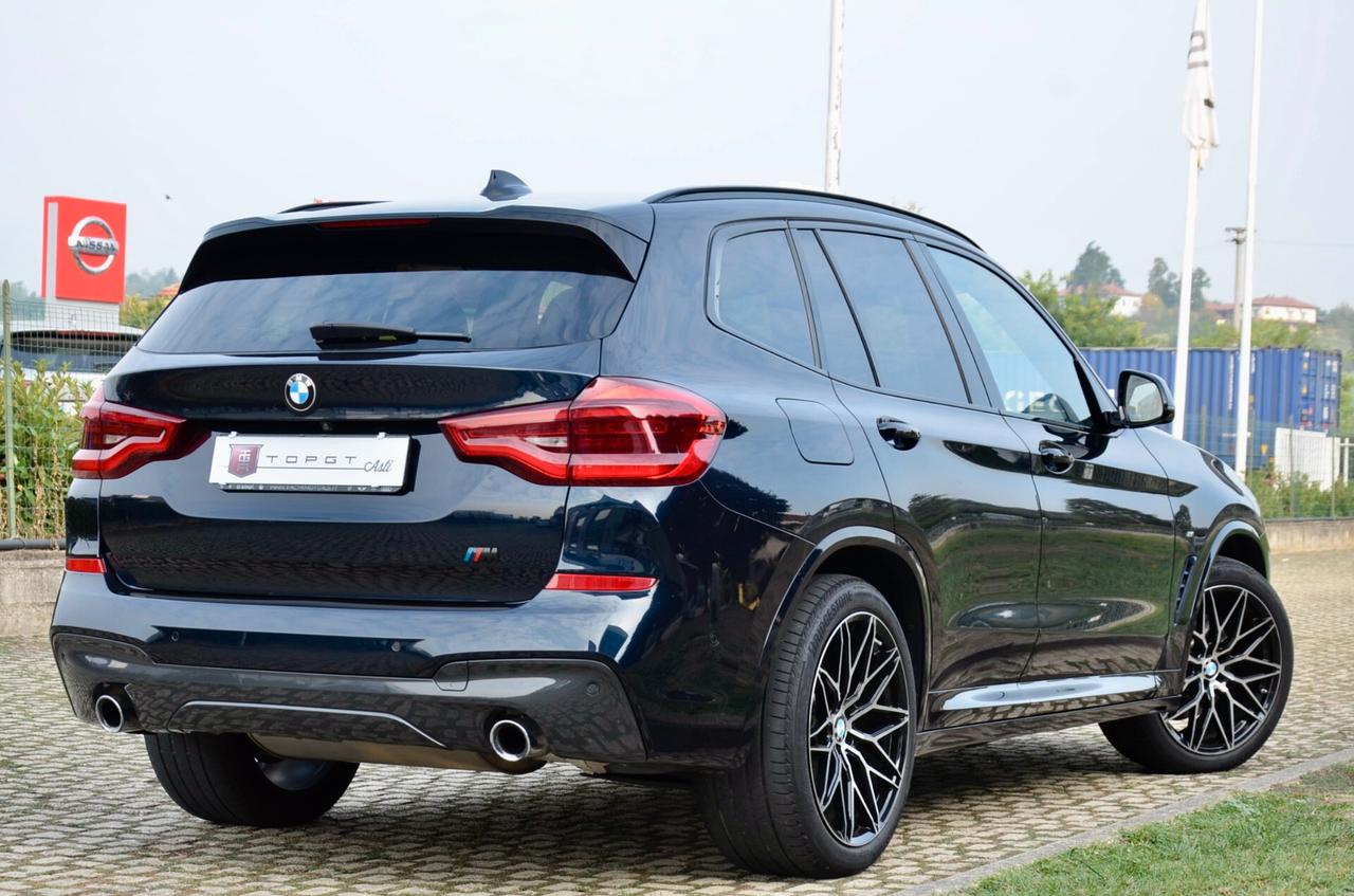 BMW X3 XDRIVE30d MSPORT 249cv AUTO, UFF ITALIANA, EURO 6D, FARI ADAPTIVE LED, GANCIO, 20", PERMUTE
