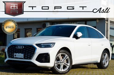 AUDI Q5 SPORTBACK 35 2.0 TDI MHEV 12V S-LINE 163cv S-TRONIC, EURO 6D, UNICOPROPRIETARIO, FULL LED, RETROCAMERA, PERMUTE