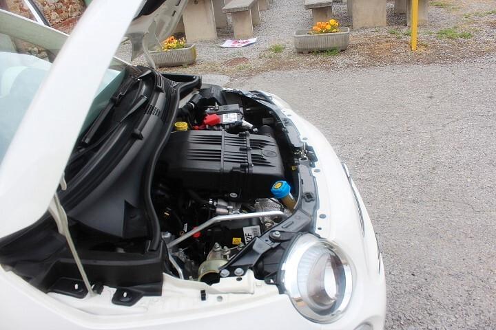 Fiat 500 1.2 Lounge 34000 KM PARI NUOVO 8 GOMME INVERNALI \ESTIVE TETTO PANOR. CLIMA RADIO CERCHI LEGA