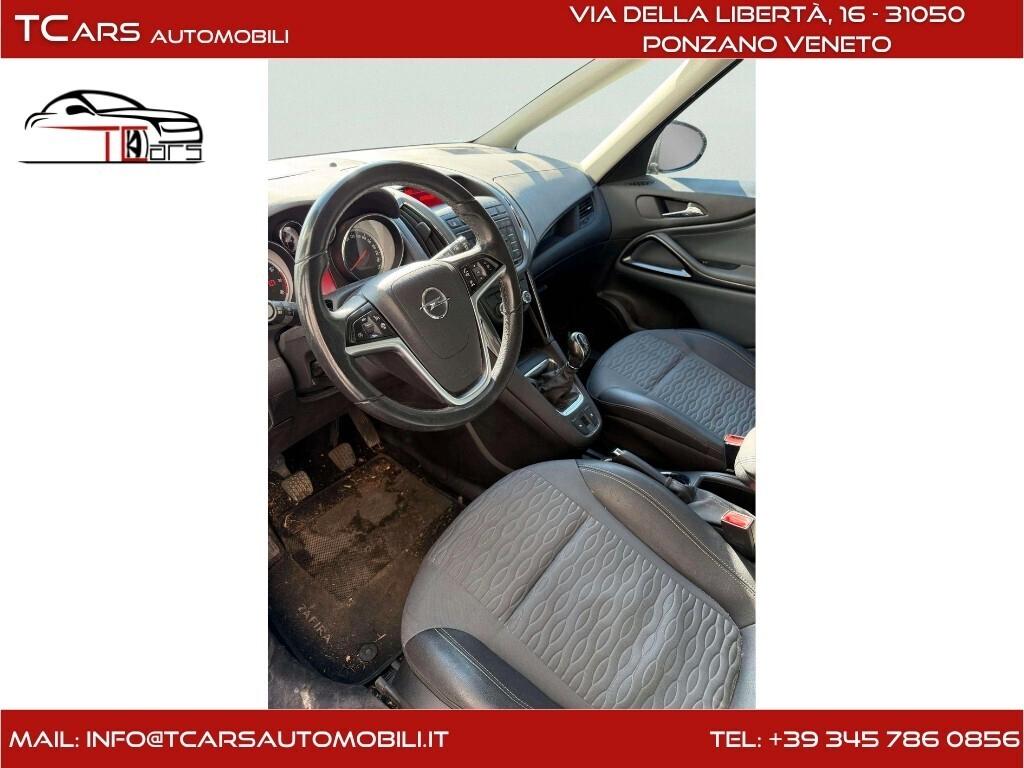 OPEL ZAFIRA 1.6 METANO - 7 POSTI - EURO 6
