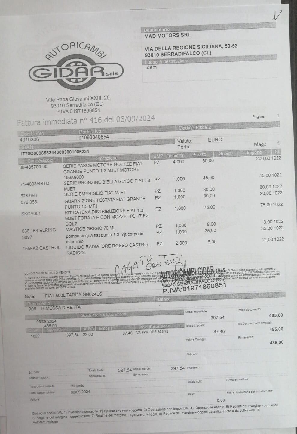 Fiat 500L 1.3 MJT 85 CV Lounge 2013