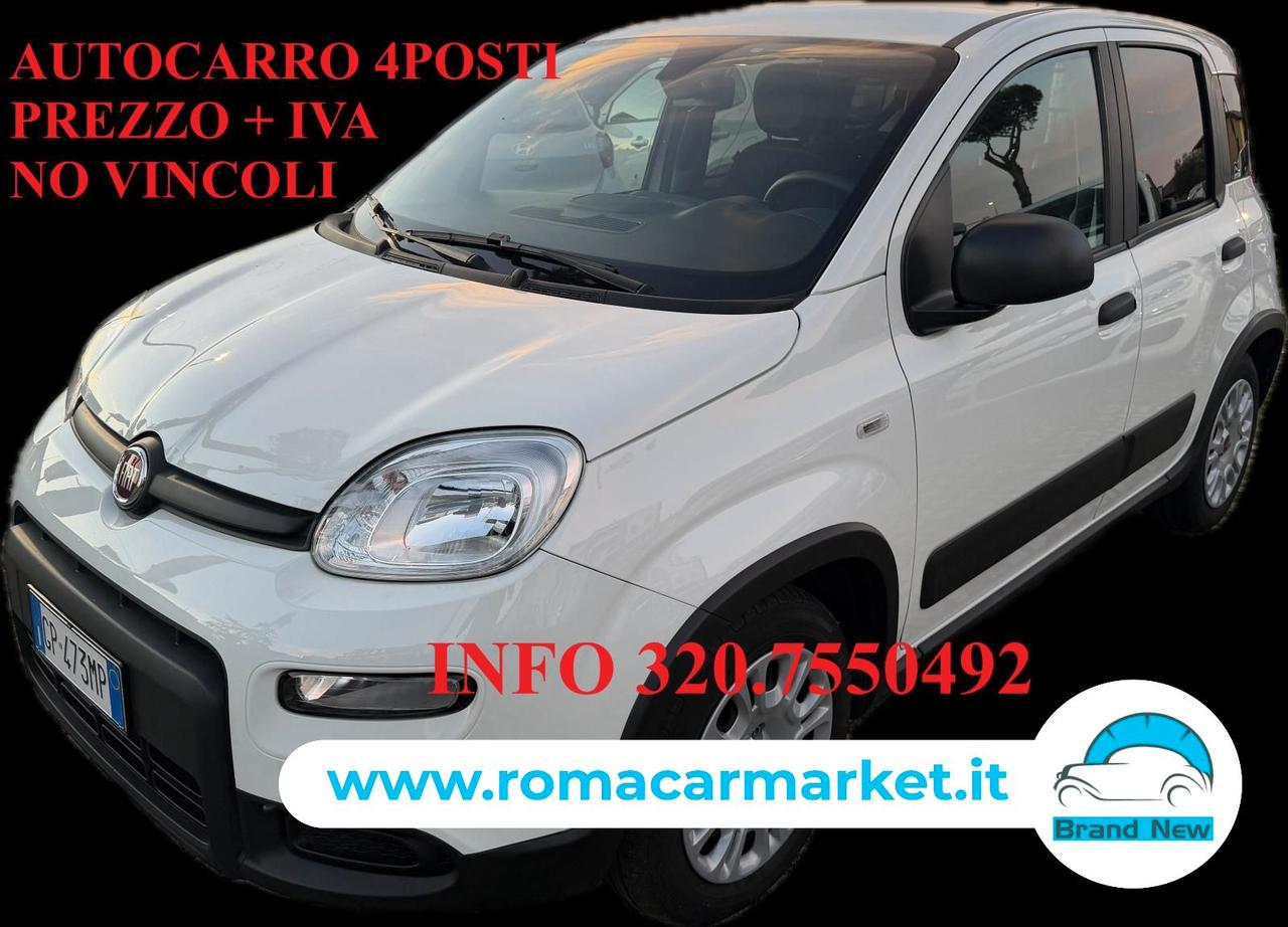 FIAT Panda van 1.0 hybrid Street 70cv 4p.ti serie AUTOCARRO4 E6d