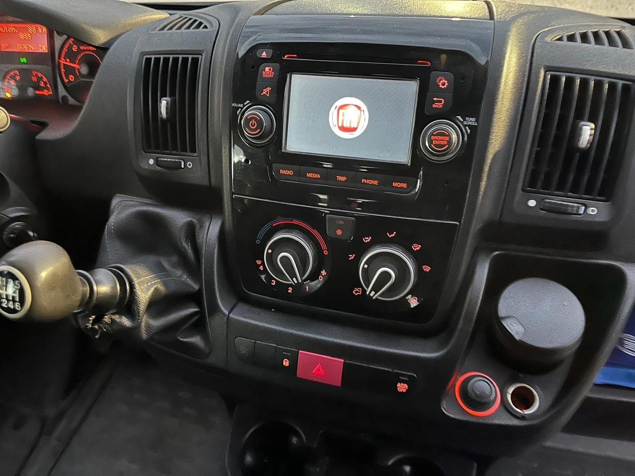 Fiat ducato max 23 -7 posti cassone F. Gru Fassi-2018