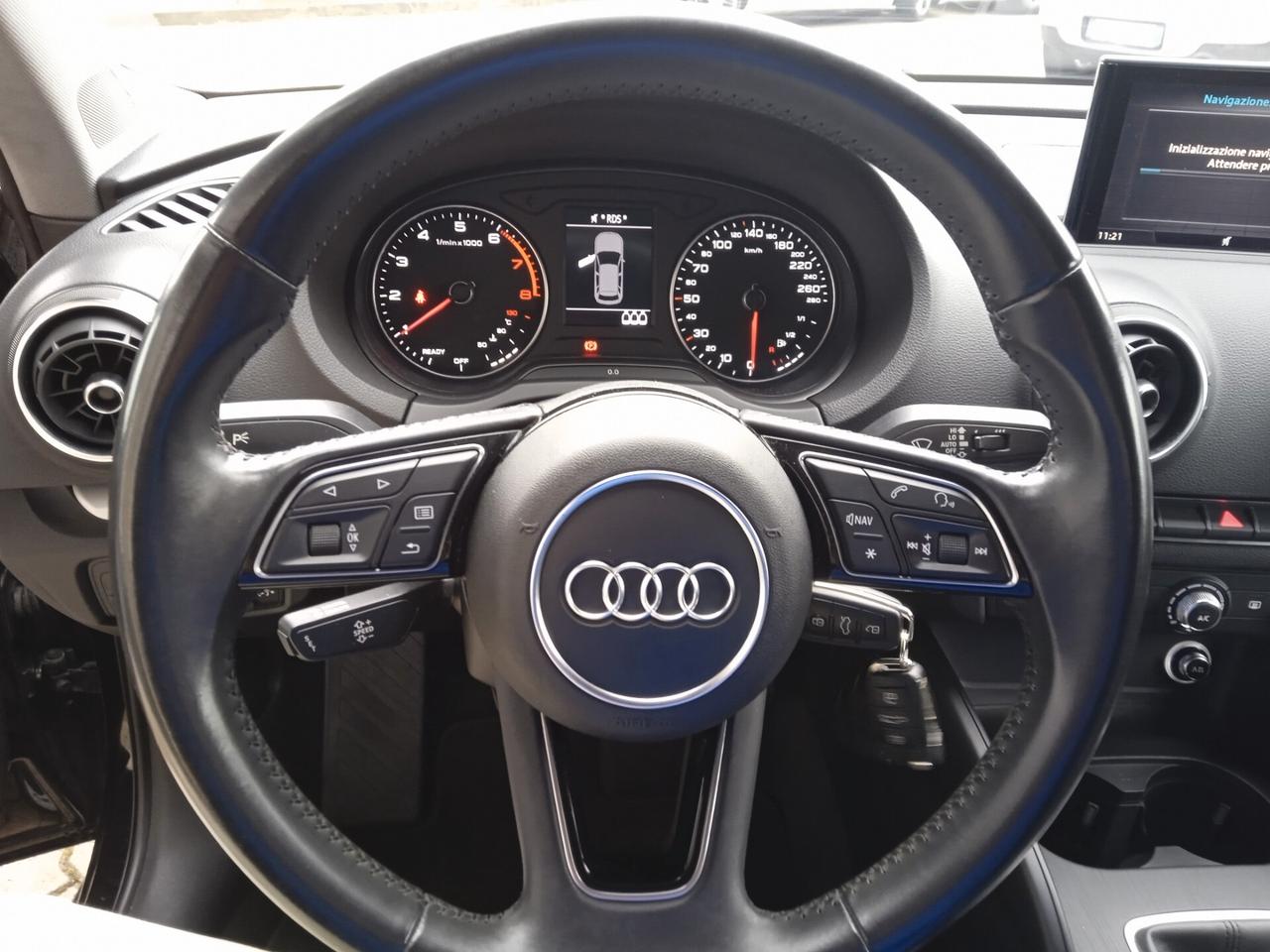 Audi A3 SPB 150CV NAVY SENS PARK VETRI SCURI CRUISE CONTROL TAGLIANDO APPENA ESEGUITO