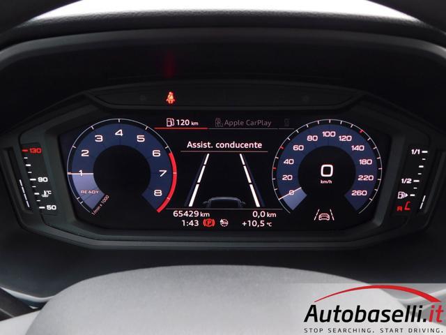 AUDI A1 SPORTBACK 30TFSI 1.0 116CV ADMIRED VIRTUAL COCKPIT