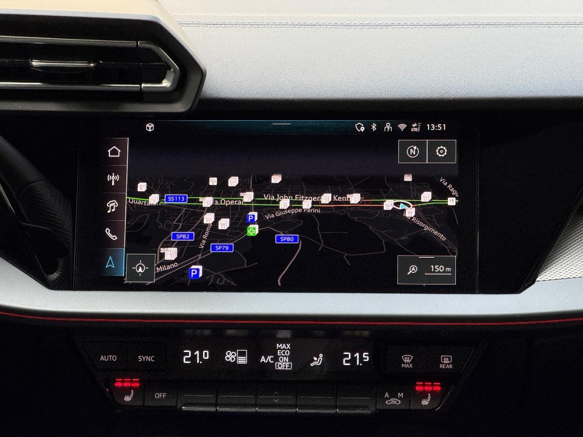 New Audi A3 Sportback 35 TDI S-line Identity Black 150CV