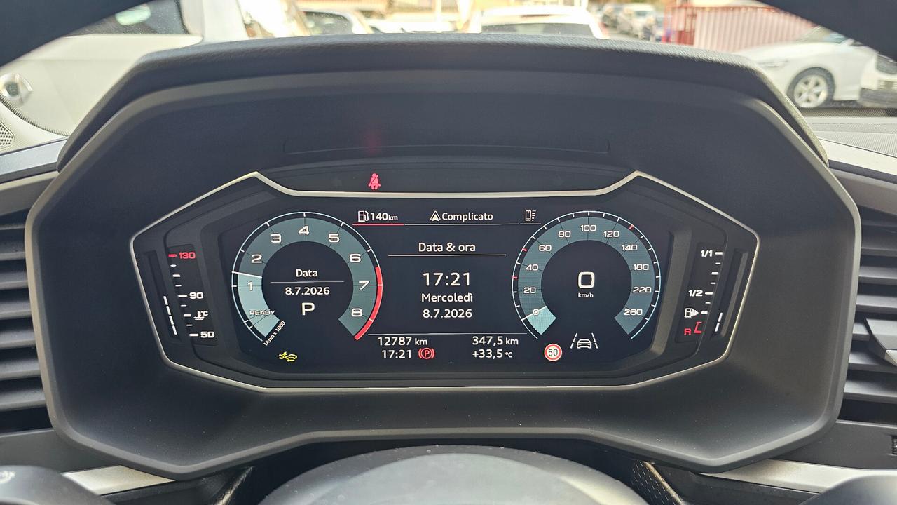 A1 SPB 30 TFSI S tronic Identity Black S-LINE INTERNO ESTERNO LED TAGL UFF GAR AUDI