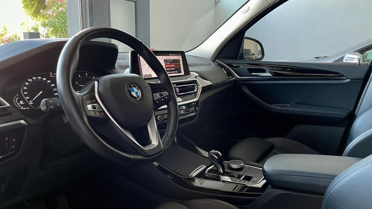BMW X3 X-DRIVE 20D 48V 2.0 BUSINESS ADVANTAGE 190 CV - FULL LED, PELLE, TELECAMERE 360°