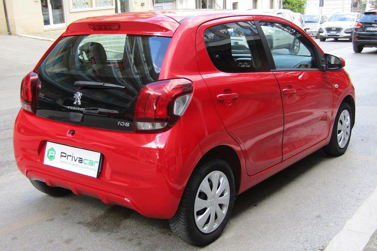 PEUGEOT 108 VTi 72 5 porte Active