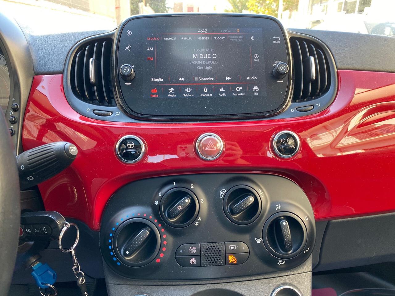FIAT 500 LOUNGE 1.3 MJT 95CV CARPLAY TETTO 2016